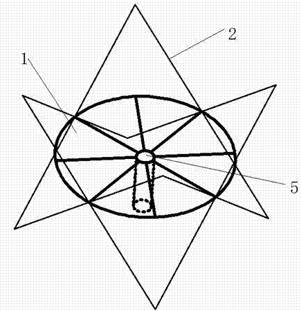 Openable house cover with transverse scissor type units