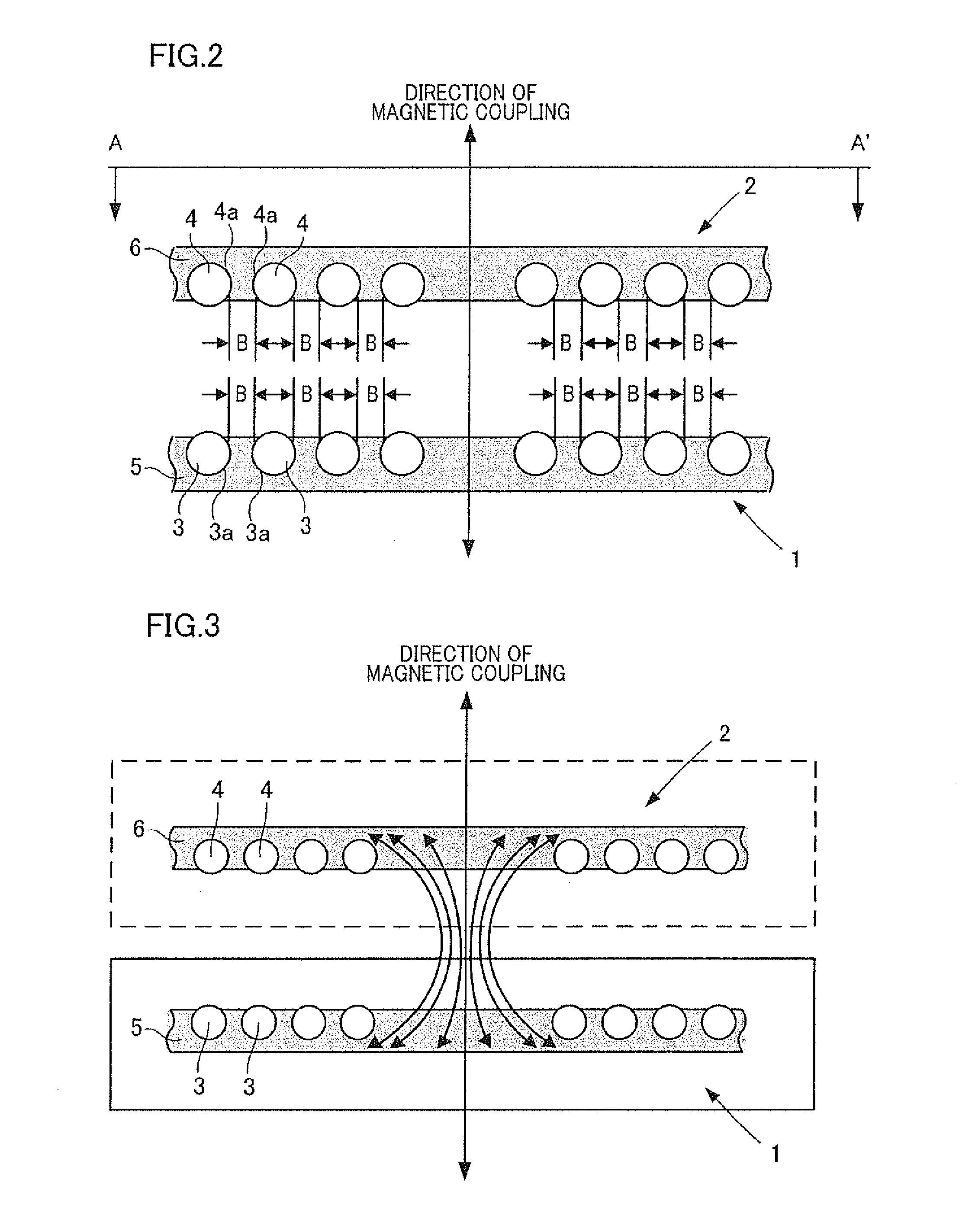 Magnetic element for wireless power transmission and method for manufacturing same