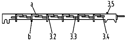 Device and method for transferring oil pipes in batches