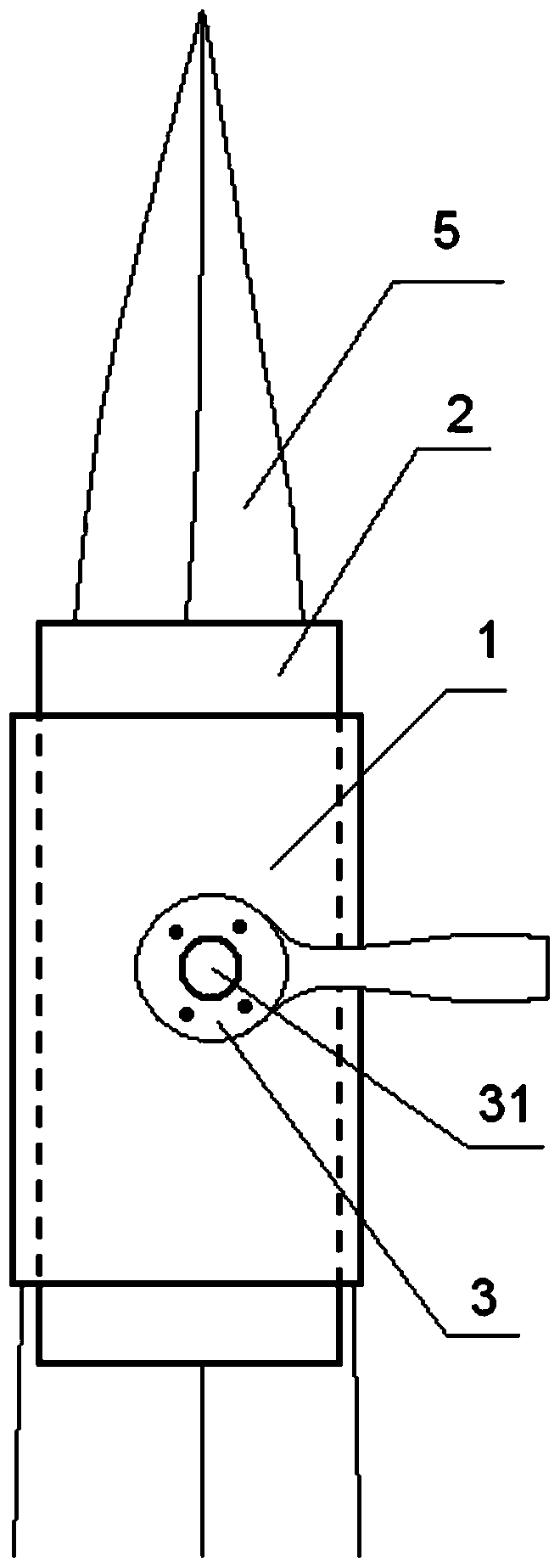 Shade device for plant leaves and method for measuring chlorophyll fluorescence using the same