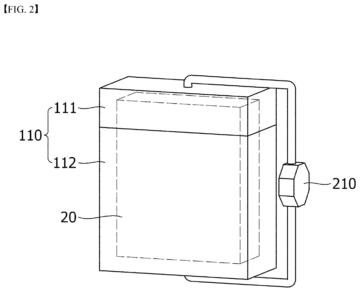 Battery cell storage case and storage device including same