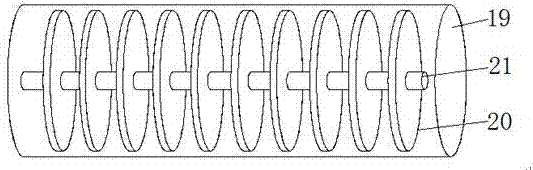 Manufacturing device of soil water-retaining agent taking waste paper as main material