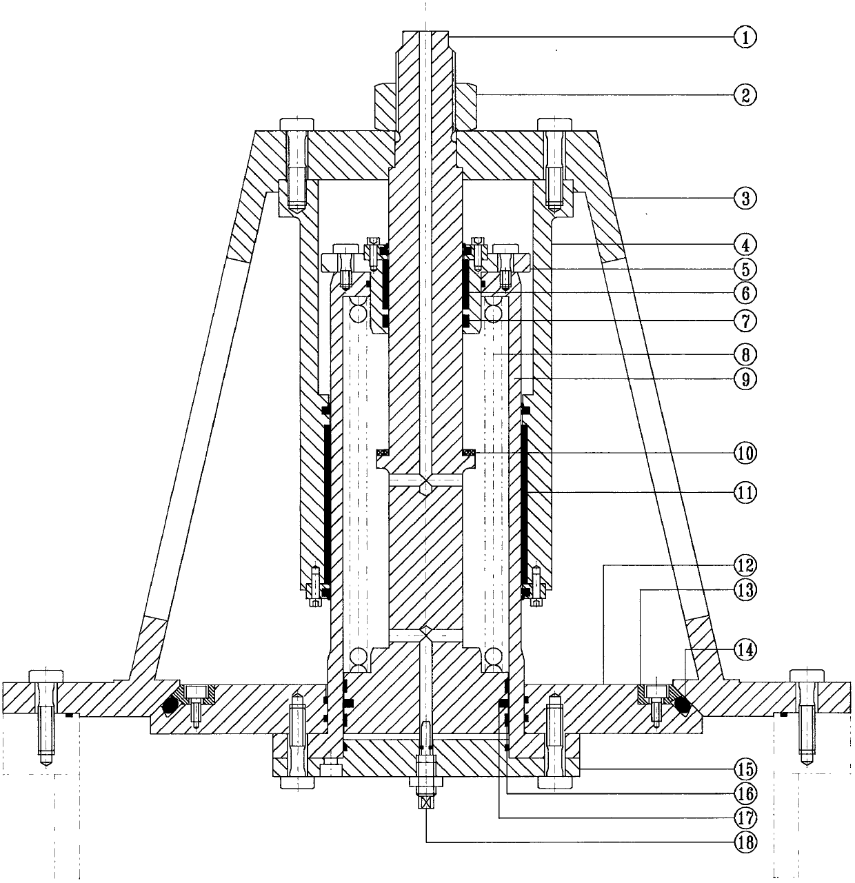 Leakage-free hydraulic buffering vacuum breaker valve