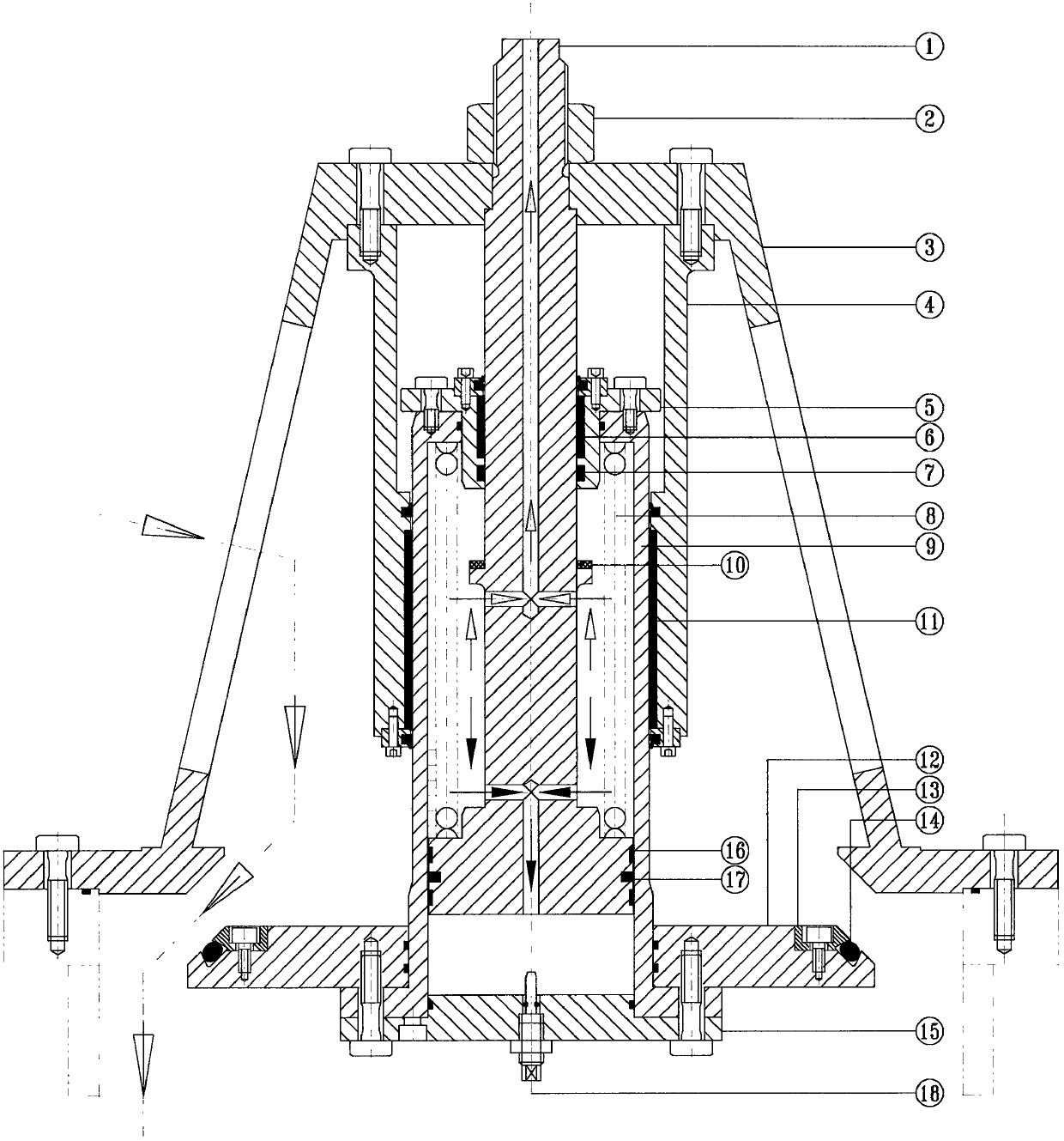 Leakage-free hydraulic buffering vacuum breaker valve