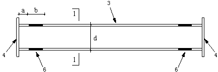 Dog-bone type coupled shear wall with end plates, bolts and steel coupling beams