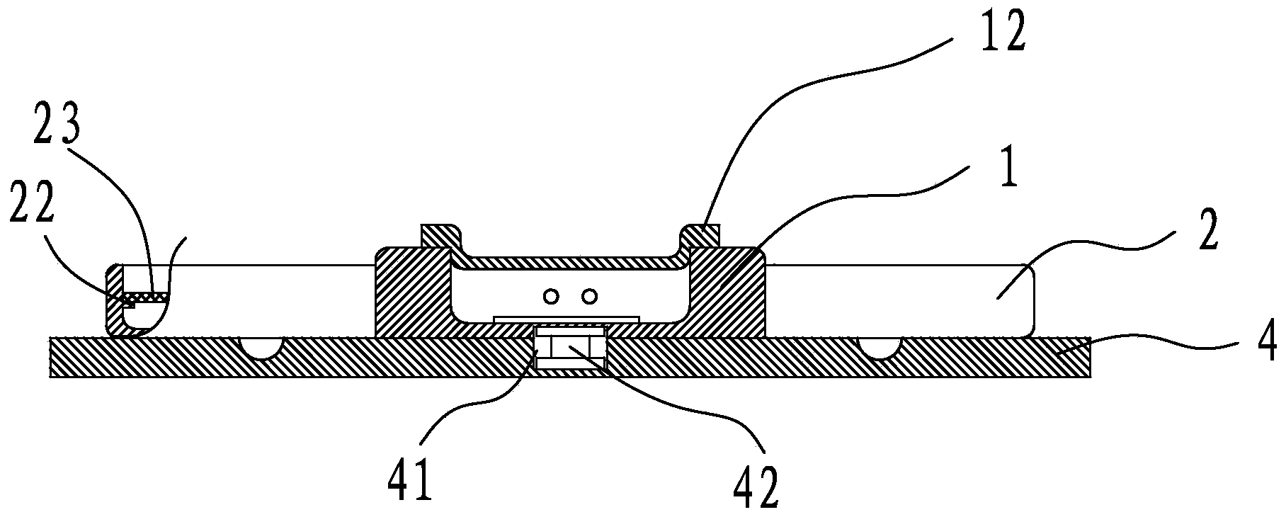 Energy-saving type thermal insulation dinner plate with multiple dish positions