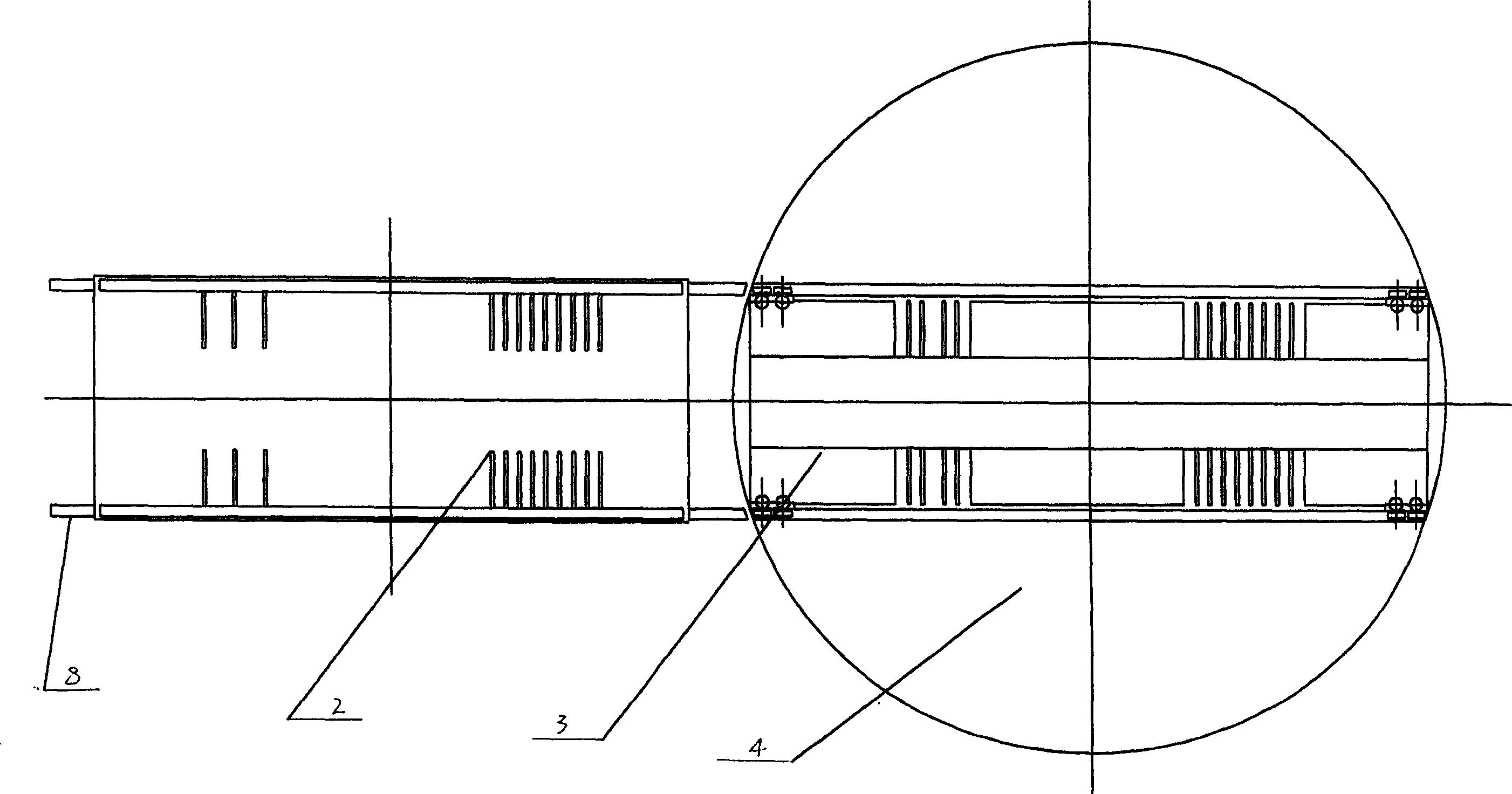 Novel plane-shifting type parking equipment