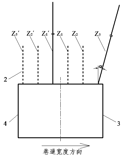 Inner pull anchor cable structure of long-span cutting top roadway-forming roof