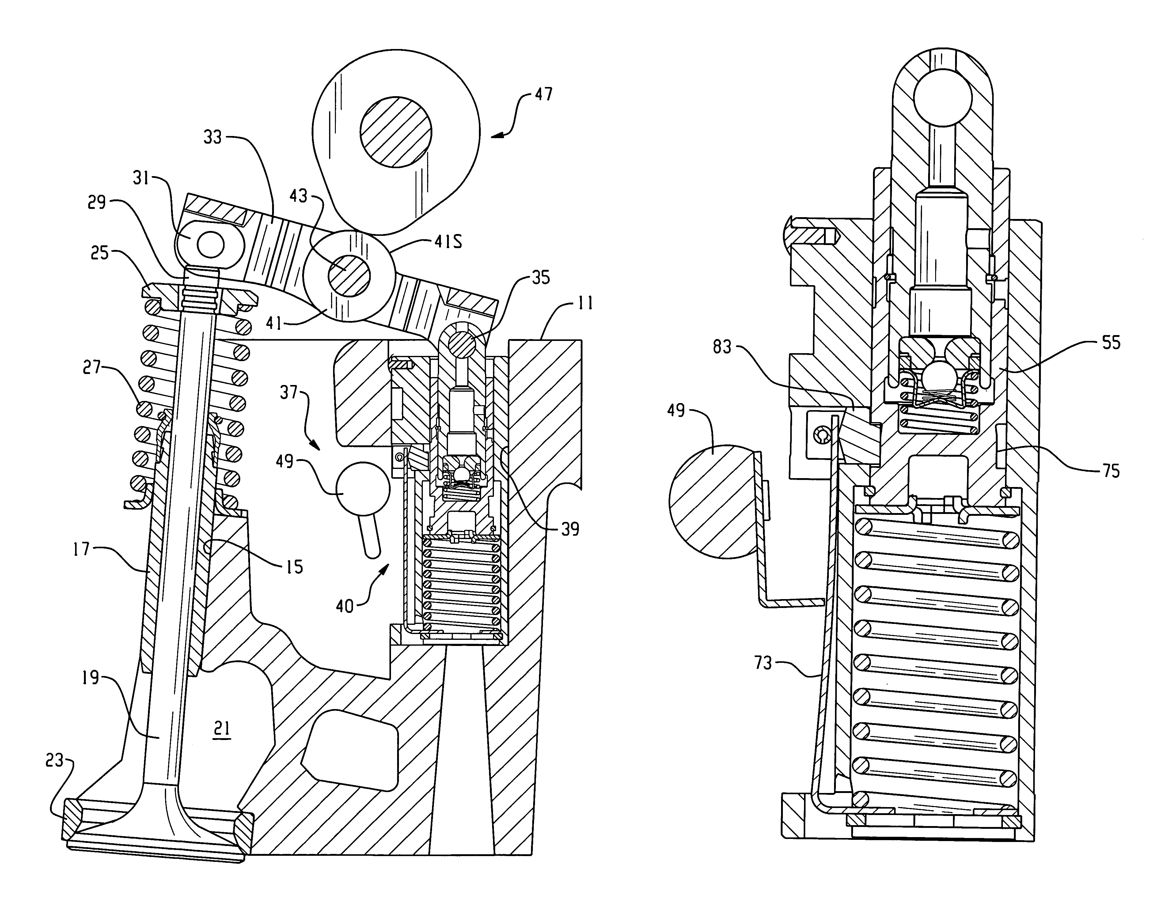 Valve deactivation system and improved latchable HLA therefor