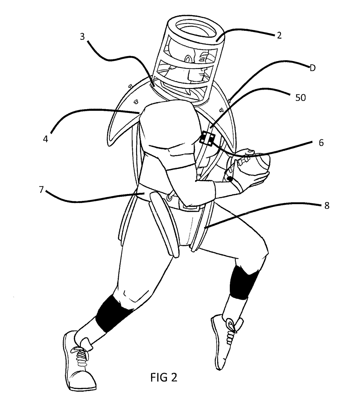 Impact absorbing protection unit