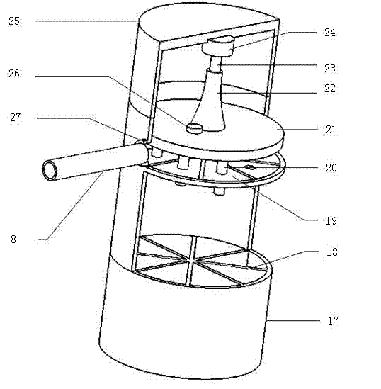 Volume variable air spring auxiliary chamber experiment device and method