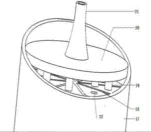 Volume variable air spring auxiliary chamber experiment device and method