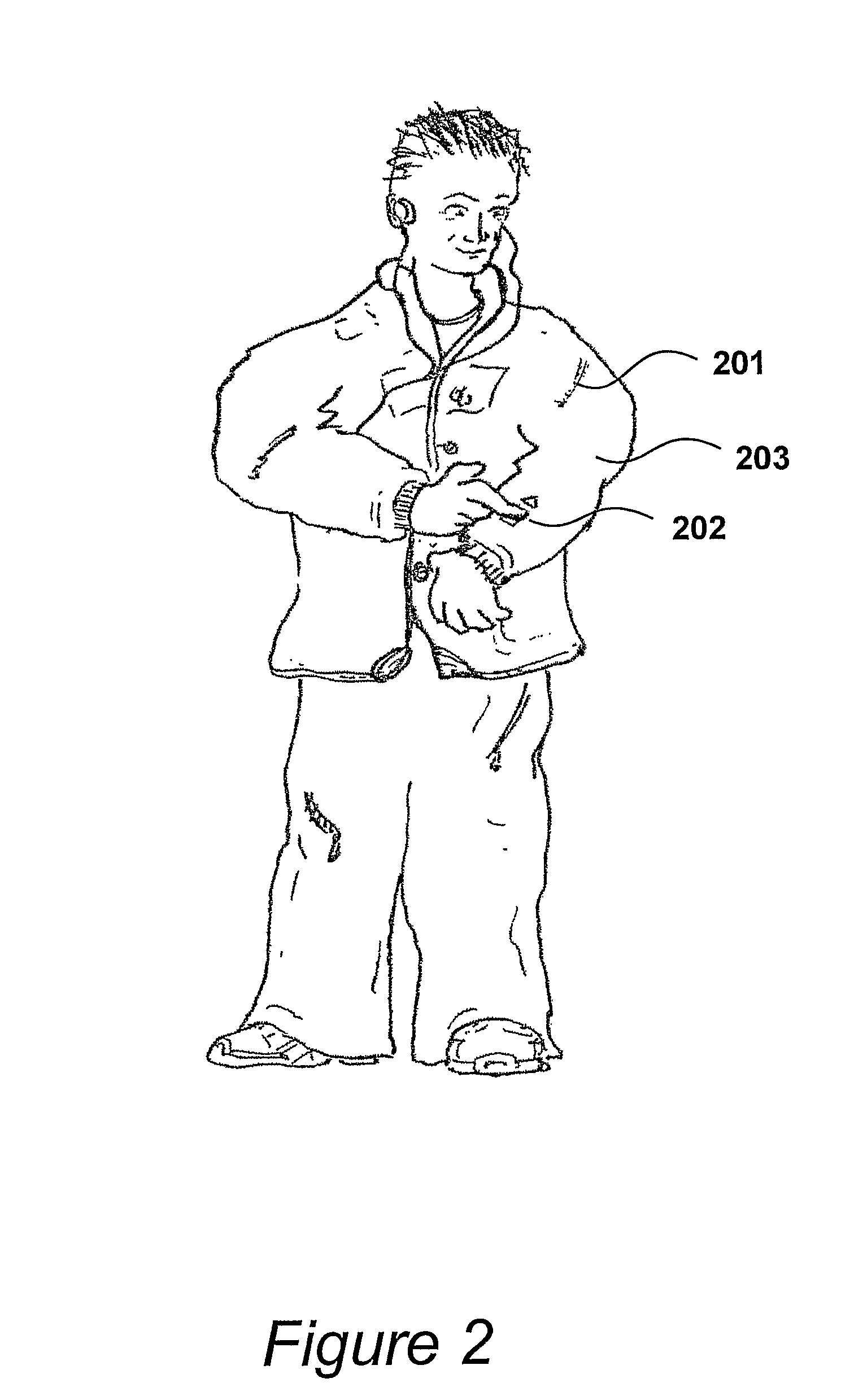 Woven manually operable input device