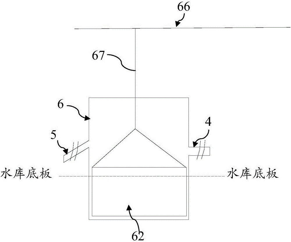 Drainage system for underground reservoir and control method of drainage system