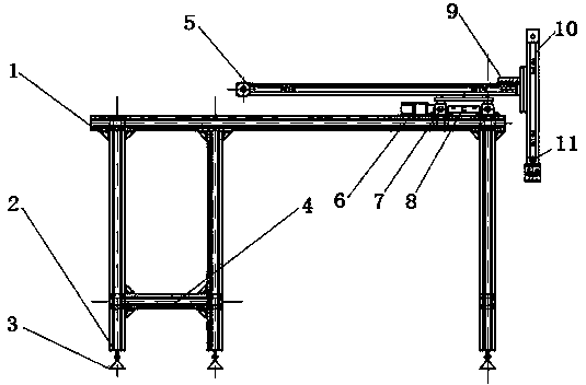 Method for spraying marks on surface of high-temperature object