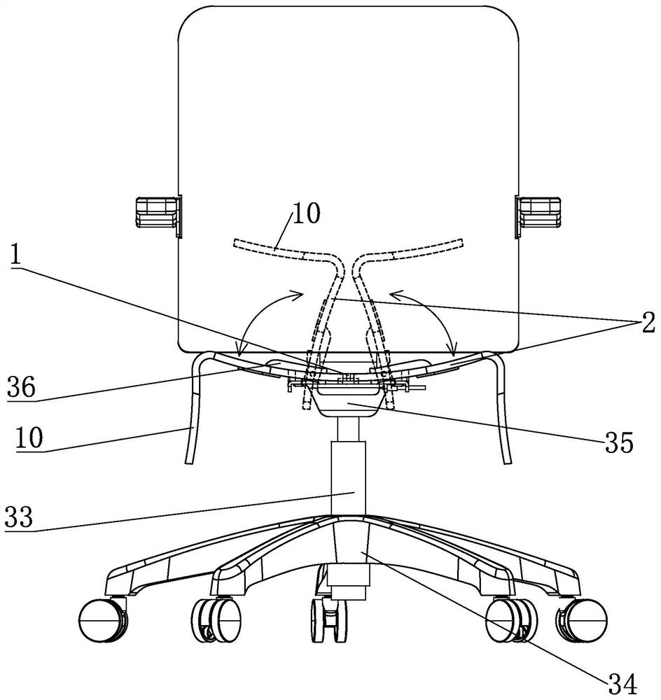 Sitting and standing chair