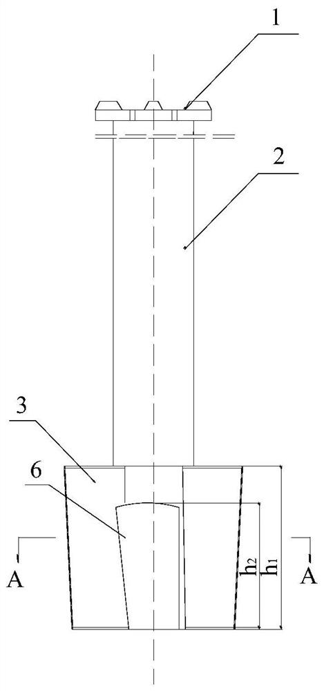 Self-excited oscillating pulse stirring desulfurization agitator for molten iron