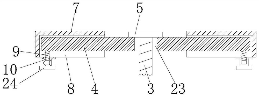 Water pipeline supporting and fixing device for water conservancy engineering and using method thereof