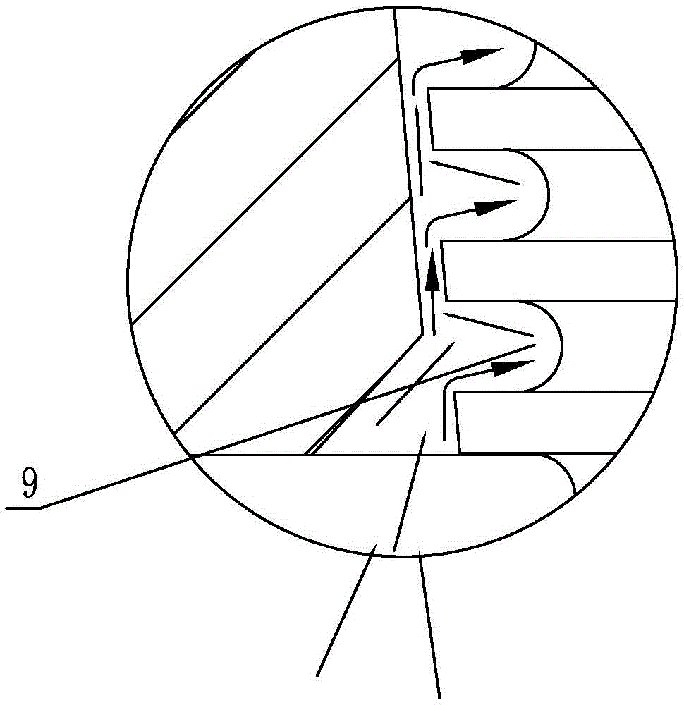 Valve element structure with high pressure difference and low flow