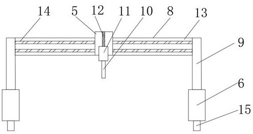 Shearing mechanism of packaging decoration printing machine