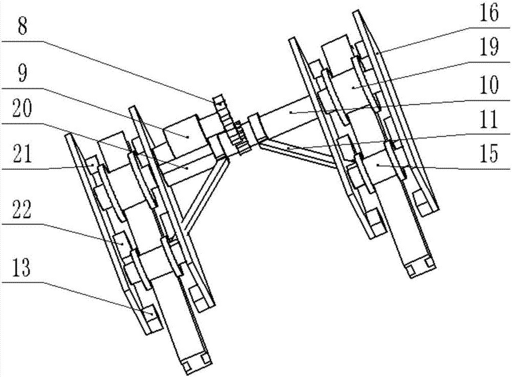 Automatic rust removal vehicle for train rails