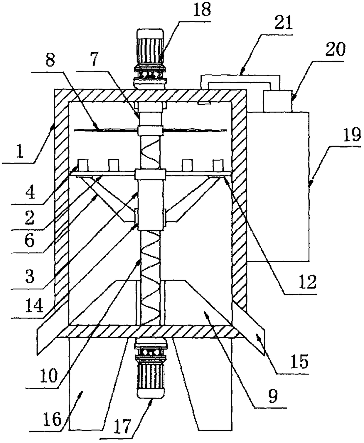 Reciprocating extrusion type high-efficiency pasture grass cutting device and using method thereof