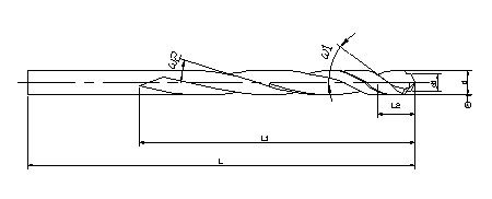 Twist drill with changeable helical angles