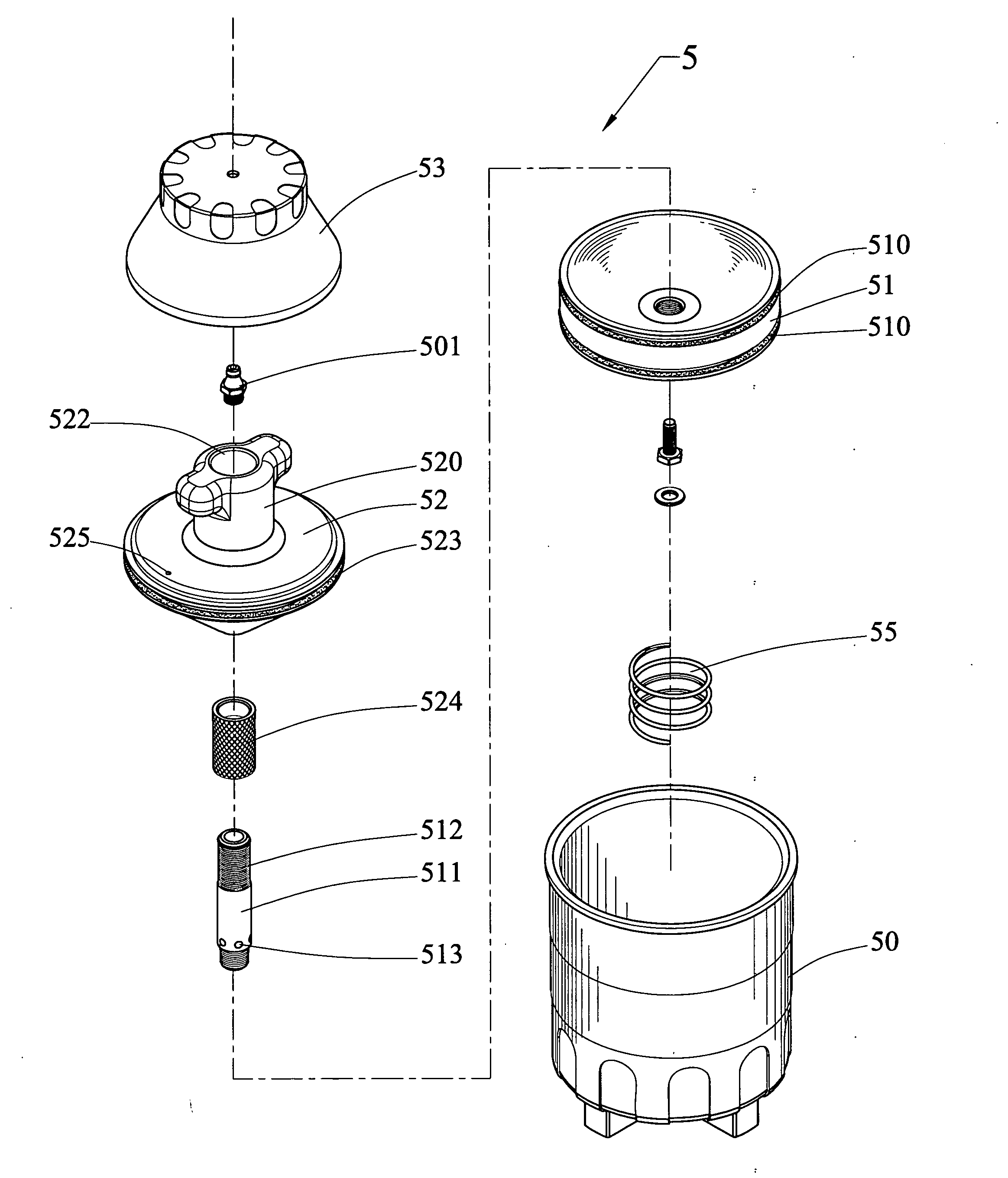 Pneumatic grease applicator