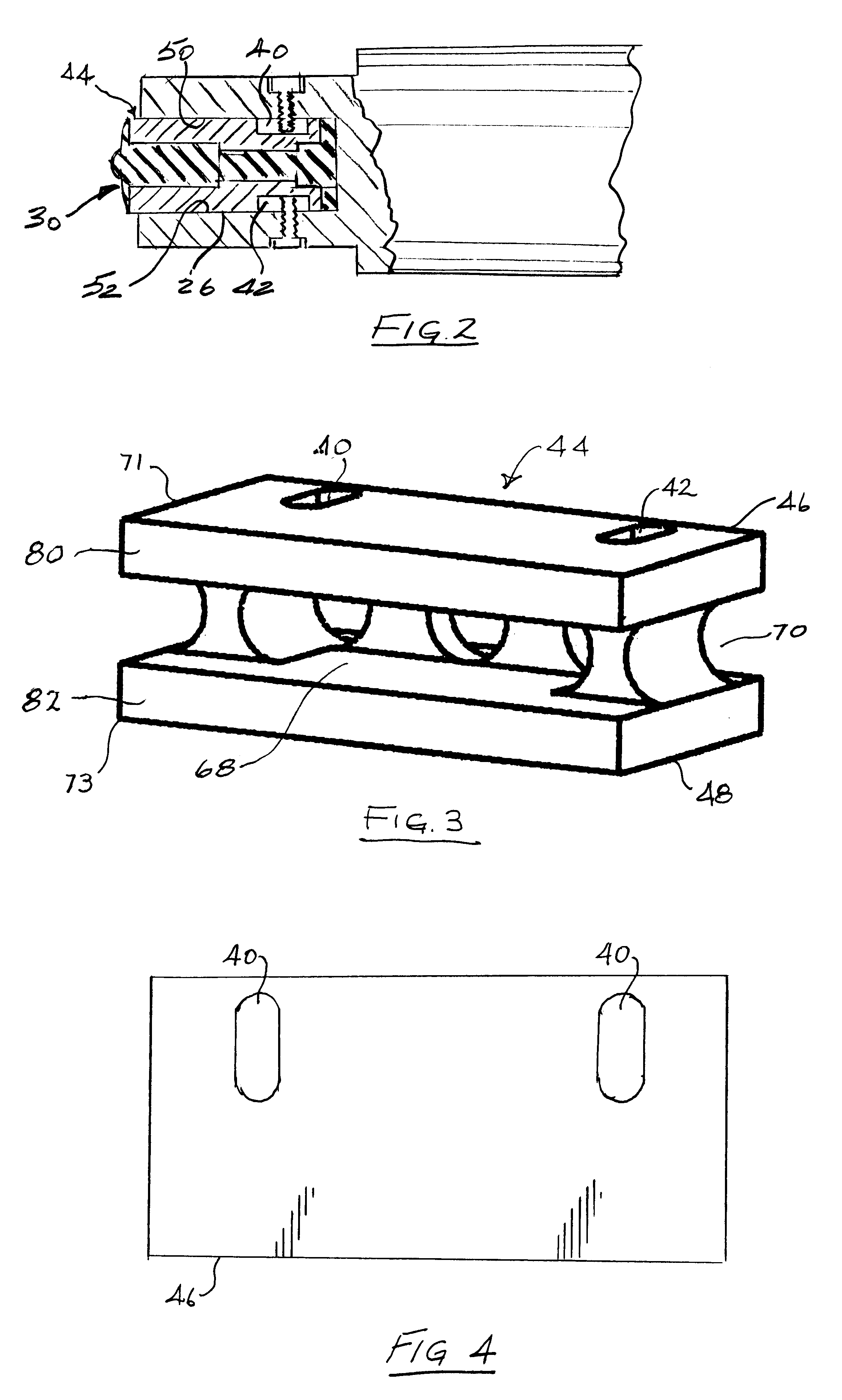 One-piece ram element block for wireline blowout preventers