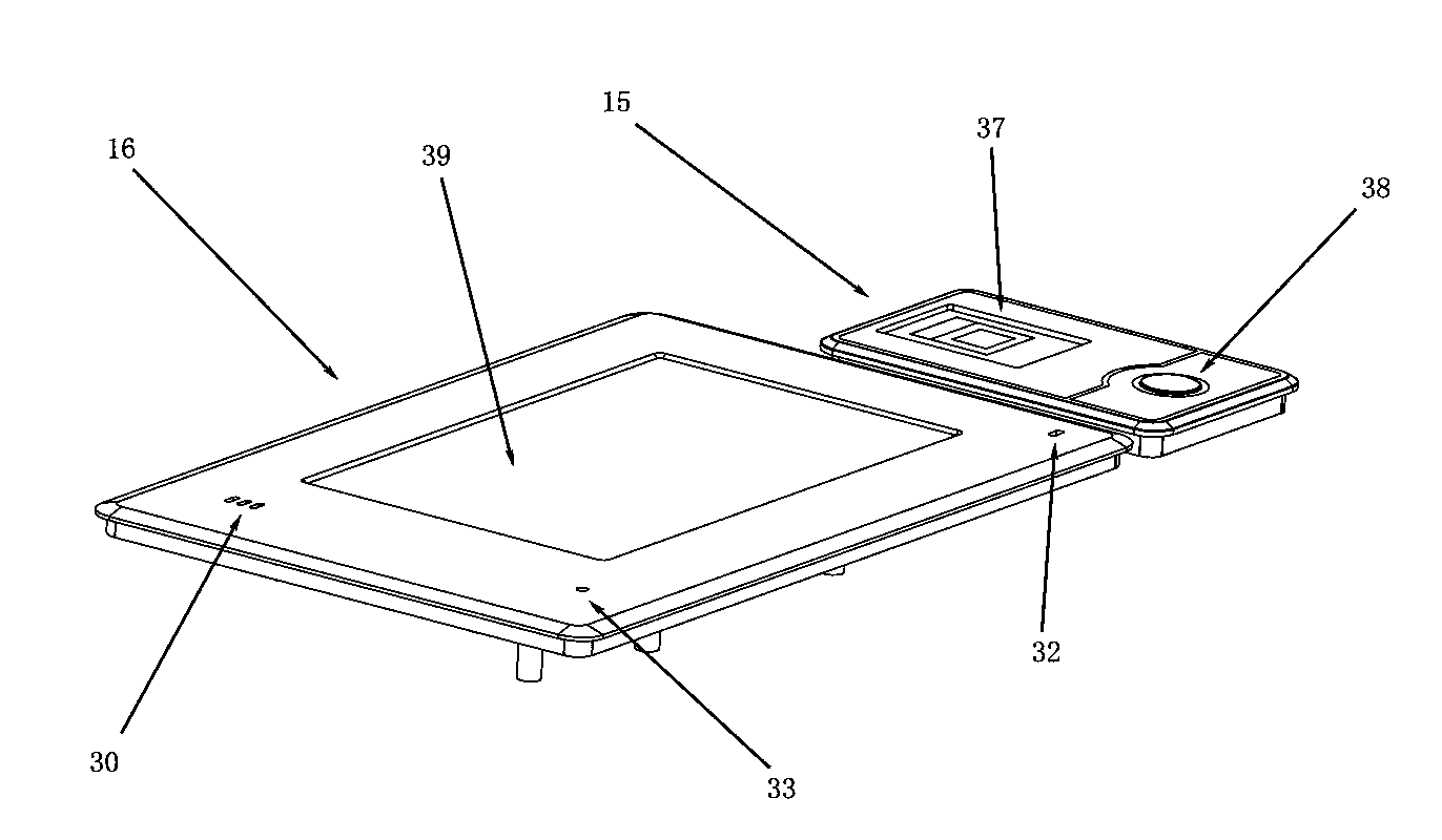 Double-wing type security terminal desk and controlling system thereof