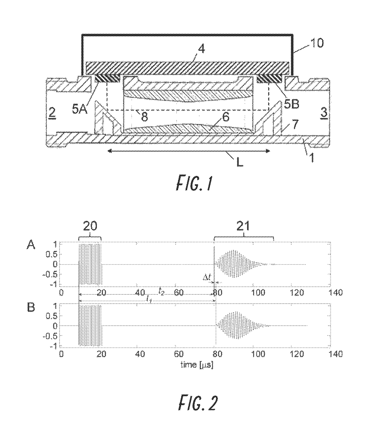 Ultrasonic flow meter with digitally under-sampled flow measurements