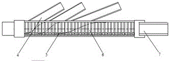 Electromagnetic type high speed slider sorting turnout mechanism