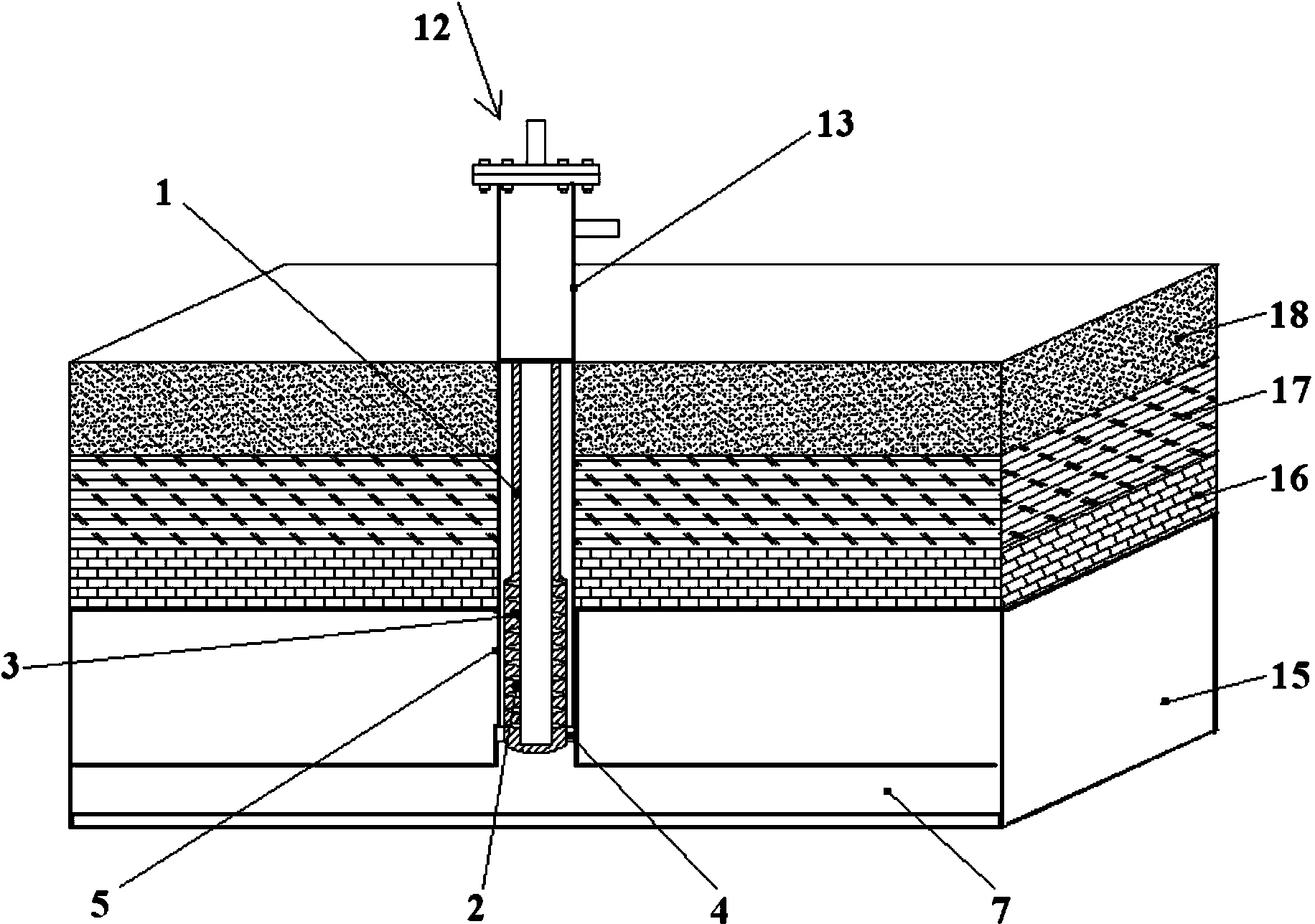 Gas injection device, coal underground gasification system and coal underground gasification method