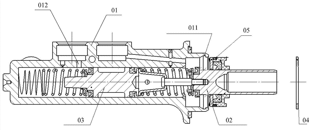 Mounting method of piston clamping spring