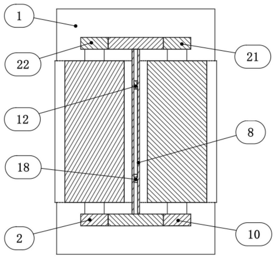 Flow distribution device for light alloy casting and rolling