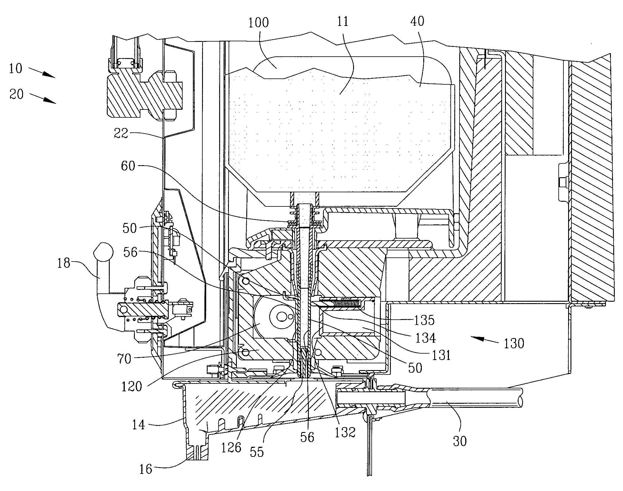 Metering pump for dispensing liquid