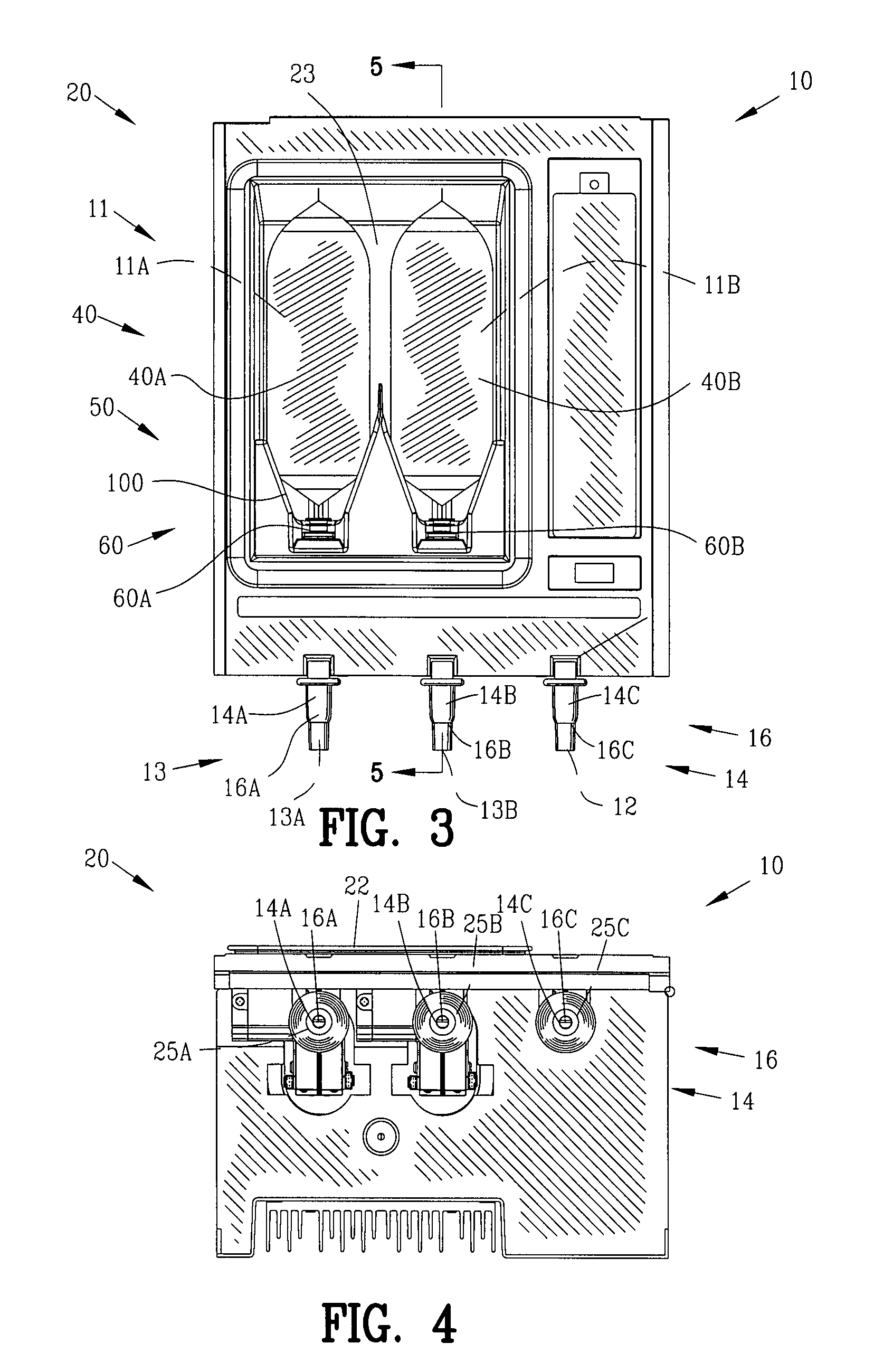 Metering pump for dispensing liquid