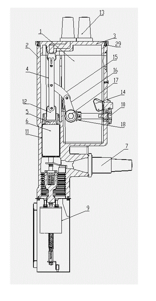 Completely-sealed and complete-solid insulation ring main unit