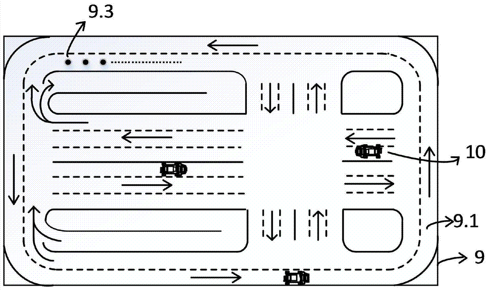 An intelligent traffic physics simulation platform and a positioning method for the intelligent traffic physics simulation platform