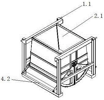 Plastic bucket and plastic bucket feeding, discharging and conveying system