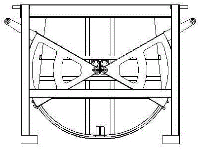 Plastic bucket and plastic bucket feeding, discharging and conveying system