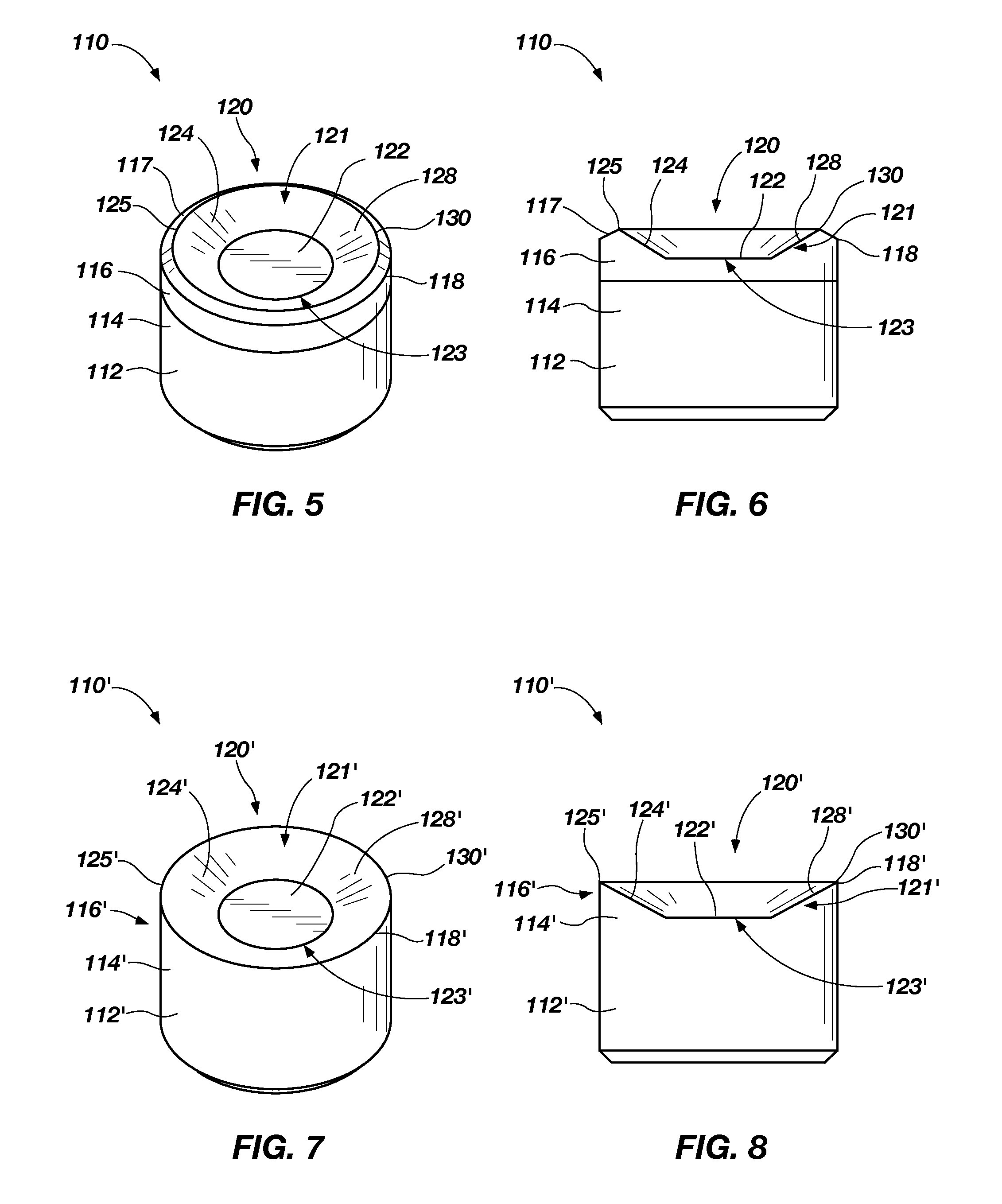 Cutting elements including cutting tables with shaped faces configured to provide continuous effective positive back rake angles, drill bits so equipped and methods of drilling