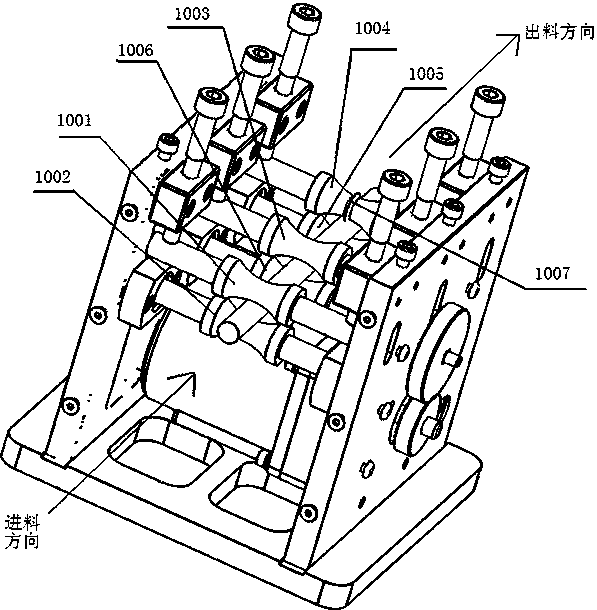 Full-automatic adjustable and portable optical cable stripping device