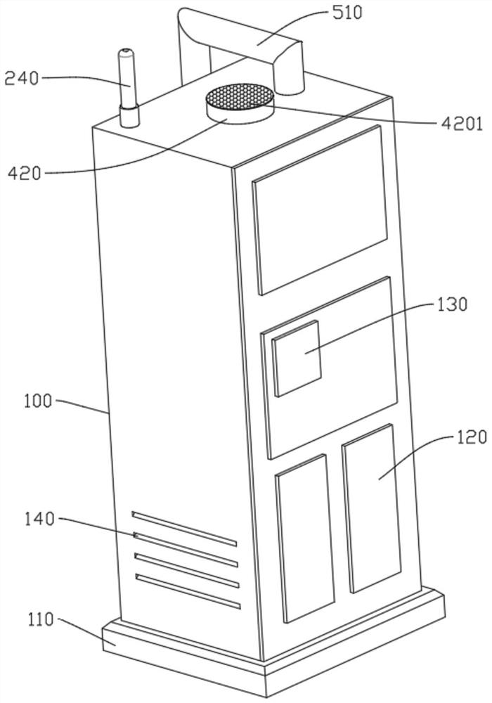 High-voltage cabinet added contact and busbar joint temperature detection system