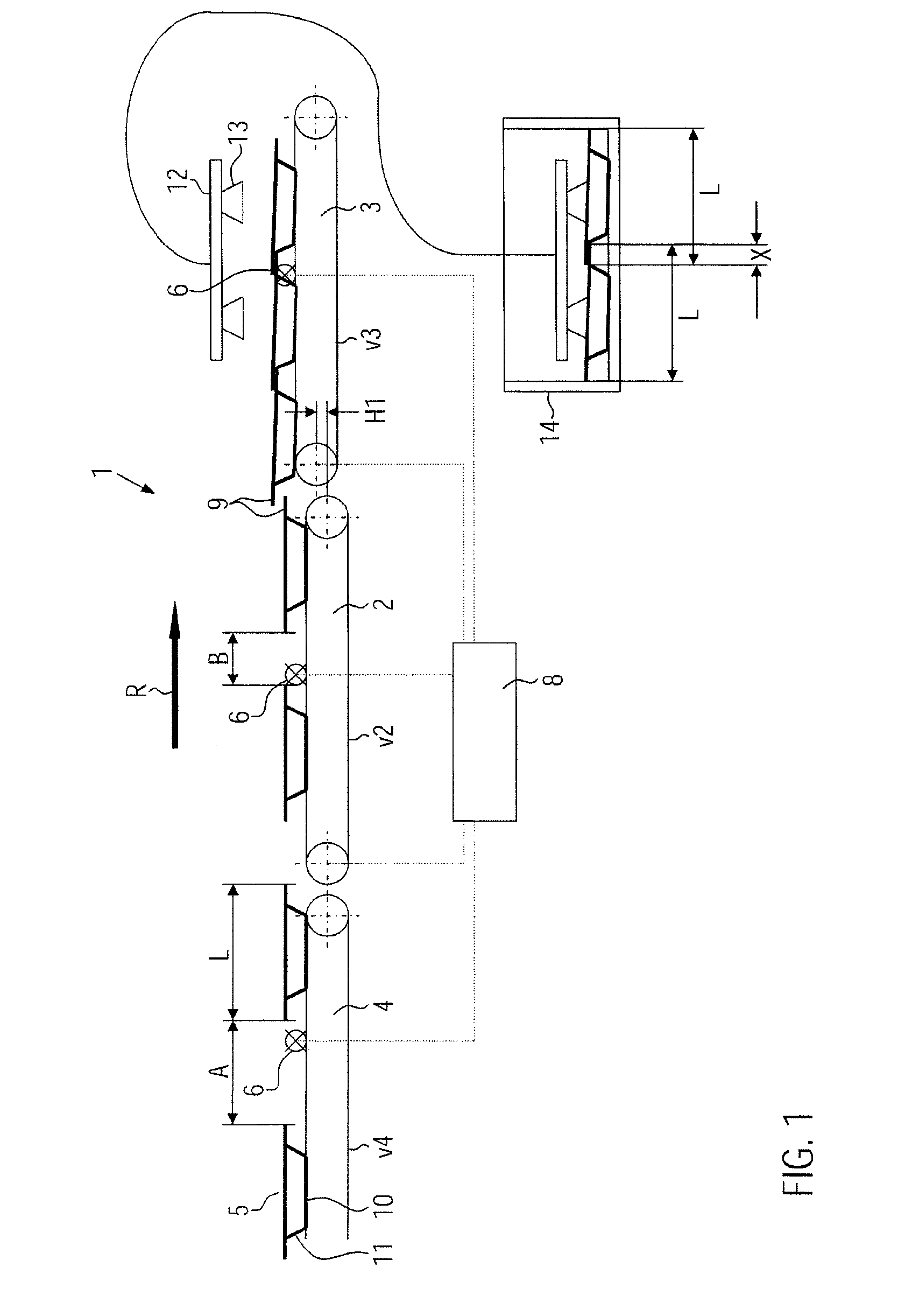 Device and method for grouping packages