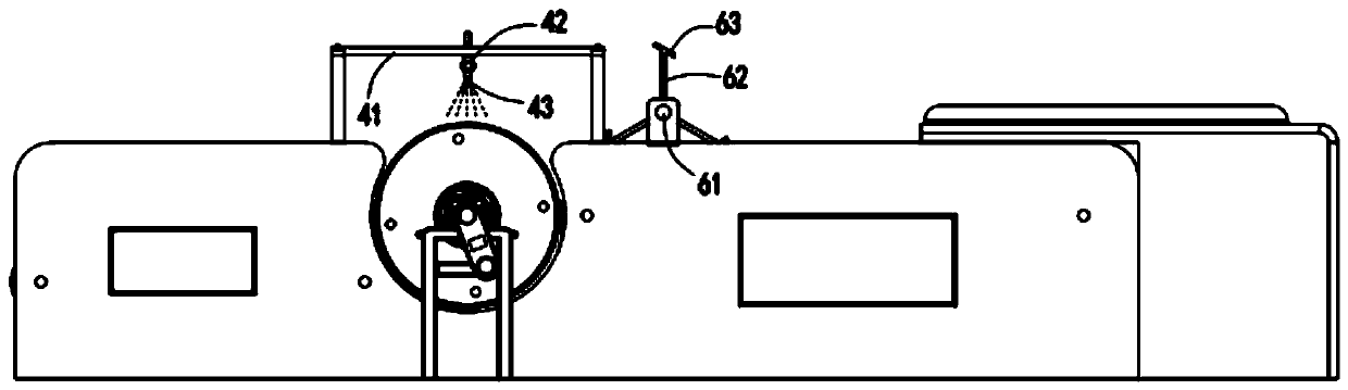 Polyester staple fiber post-processing production equipment and process thereof