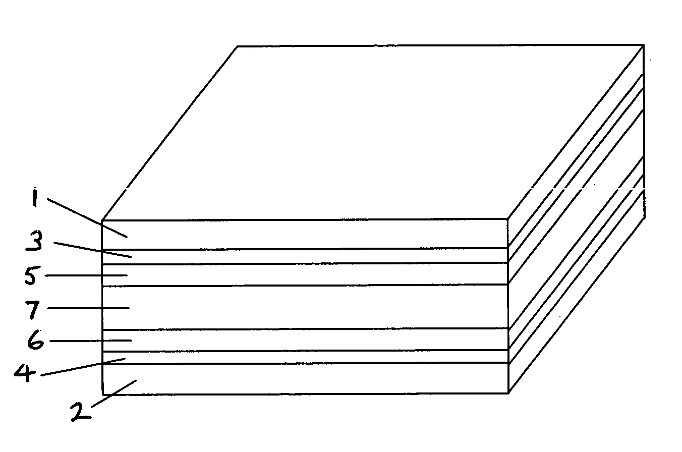 Electrochromic device using poly(3,4-ethylenedioxythiophene) and derivatives thereof