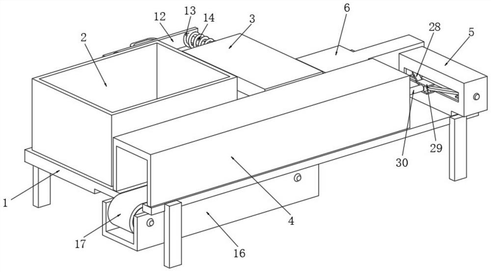 Post-bundling pushing device for straw bundling machine and pushing method of post-bundling pushing device