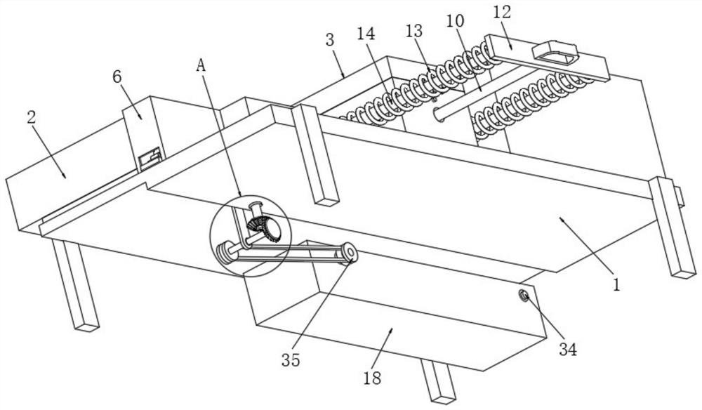 Post-bundling pushing device for straw bundling machine and pushing method of post-bundling pushing device