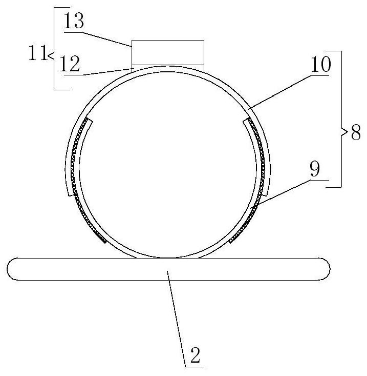 Lower limb fixing device for interventional operation